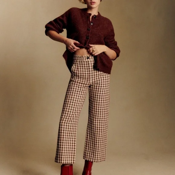 Sezane - Martin Crop Trousers, NWT - Picture 2 of 9
